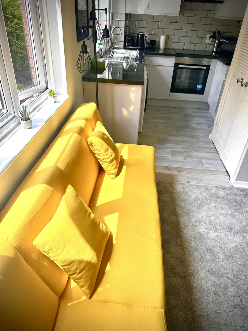 Professionally cleaned bedroom
