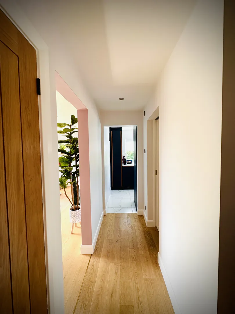 Professionally cleaned living space